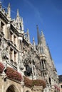 Beautiful arichitecture Marienplatz Munich German