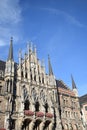 Beautiful arichitecture Marienplatz Munich German