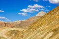 The beautiful arid mountains of the Zanskar region in Ladakh