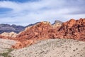 Arid Red Rock Canyon Las Vegas Royalty Free Stock Photo