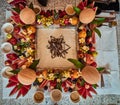 Beautiful arranged place for Vedic wedding Royalty Free Stock Photo