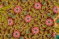 The beautiful of art Batik textile pattern that become