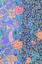 The beautiful of art Batik textile pattern Royalty Free Stock Photo