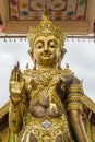 Beautiful art of Buddha image, religious places and religious objects in Myanmar mixed with Lanna style at Wat Ming Muang Buddhist