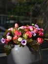 Beautiful artificial flowers bouquet