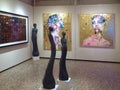 Art collection of the Belairfineart gallery in Venice