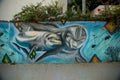 Dolphin Mural in San Pancho