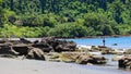 The beautiful Asai Bay beach attraction is located in the North Manokwari district.