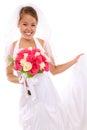 Beautiful Asian Bride at Wedding Royalty Free Stock Photo