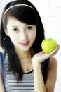 A beautiful Asian girl. Royalty Free Stock Photo