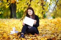 Beautiful asian student holding blank whiteboard in her hands Royalty Free Stock Photo