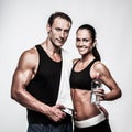 Beautiful athletic couple