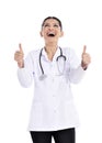 Beautiful attractive nurse, doctor Royalty Free Stock Photo