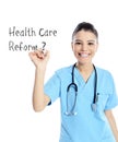 Beautiful attractive nurse doctor Royalty Free Stock Photo