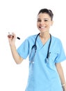 Beautiful attractive nurse doctor Royalty Free Stock Photo