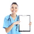 Beautiful attractive nurse doctor Royalty Free Stock Photo