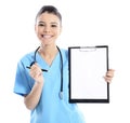 Beautiful attractive nurse doctor Royalty Free Stock Photo