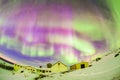 Aurora Borealis or better known as The Northern Lights Royalty Free Stock Photo