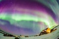 Aurora Borealis or better known as The Northern Lights Royalty Free Stock Photo