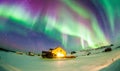 Aurora Borealis or better known as The Northern Lights Royalty Free Stock Photo