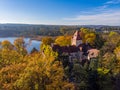 Castle in the Greater Poland town of Osieczna Royalty Free Stock Photo