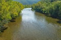 Beautiful Autumn Day on the James River Royalty Free Stock Photo