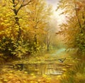 Beautiful autumn landscape