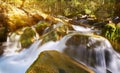 Beautiful autumn landscape, Altai mountains Russia. Royalty Free Stock Photo