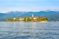 Beautiful autumn landscape of the Isola Pescatori, Italy