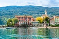 Beautiful autumn landscape of the Isola Pescatori, Italy