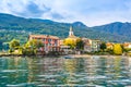 Beautiful autumn landscape of the Isola Pescatori, Italy