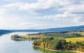 Beautiful autumn landscape, mountain and river, Poland, Tatry Royalty Free Stock Photo