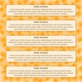 Beautiful autumn leaves with infographic