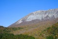 A famous mountain Daisen in Tottori prefecture in Japan. Royalty Free Stock Photo