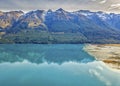 The beautiful autumn lookout of Glenorchy Royalty Free Stock Photo