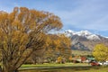 The beautiful autumn lookout of Glenorchy Royalty Free Stock Photo