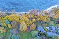 The beautiful autumn lookout of Roys Bay