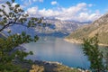Beautiful autumn Mediterranean landscape. Montenegro, coastline of Kotor Bay Royalty Free Stock Photo