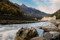 Beautiful autumn mountain landscape