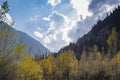 Beautiful autumn in the mountains. Almaty, Kazakhstan Royalty Free Stock Photo