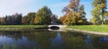 Beautiful autumn panorama