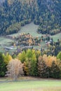 Beautiful Autumn Scenery of European Countryside, Austria, Europe