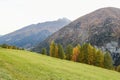 Beautiful Autumn Scenery of European Countryside, Austria, Europe