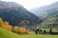 Beautiful Autumn Scenery of European Countryside, Austria, Europe