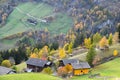 Beautiful Autumn Scenery of European Countryside, Austria, Europe