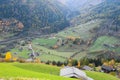 Beautiful Autumn Scenery of European Countryside, Austria, Europe