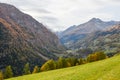 Beautiful Autumn Scenery of European Countryside, Austria, Europe