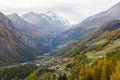 Beautiful Autumn Scenery of European Countryside, Austria, Europe