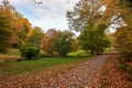 The beautiful autumn scenery at Valley Garden Park, Greenville, Delaware