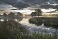 Beautiful autumn sunrise at Bushy Park near London